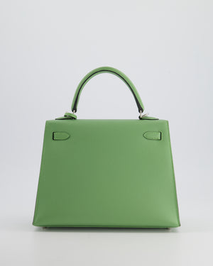 *HOT* Hermes Kelly Replica Jewelry
 25cm Bag in Vert Criquet Epsom Leather with Palladium Hardware