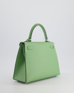 *HOT* Hermes Kelly Replica Jewelry
 25cm Bag in Vert Criquet Epsom Leather with Palladium Hardware