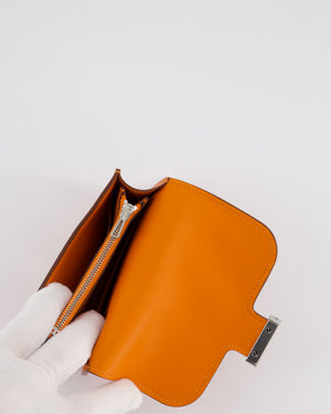 Hermès Constance Slim Belt Wallet Bag in Orange Epsom Leather with Palladium Hardware