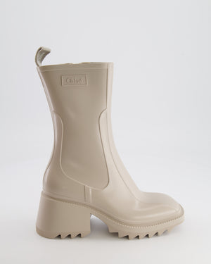 Chloé Beige Nomad Betty Rain Boots Size EU 38 RRP £420