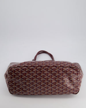 Goyard Saint Louis PM Burgundy Shoulder Tote Bag