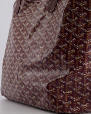 Goyard Saint Louis PM Burgundy Shoulder Tote Bag