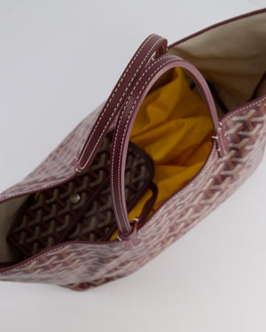 Goyard Saint Louis PM Burgundy Shoulder Tote Bag