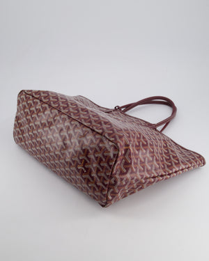 Goyard Saint Louis PM Burgundy Shoulder Tote Bag