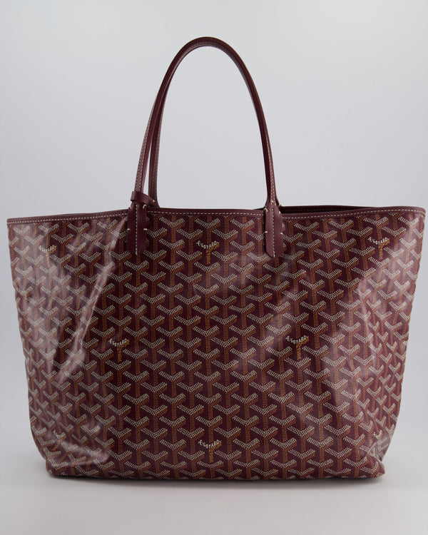 Goyard Saint Louis PM Burgundy Shoulder Tote Bag