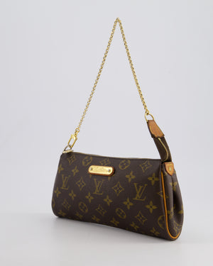 *FIRE PRICE* Louis Vuitton Brown Eva Pochette Bag in Monogram Canvas with Gold Hardware