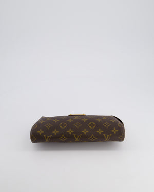 *FIRE PRICE* Louis Vuitton Brown Eva Pochette Bag in Monogram Canvas with Gold Hardware