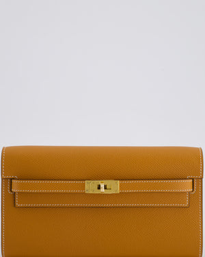 *RARE* Hermès Kelly To Go Bag in Toffee Epsom Leather with Gold Hardware