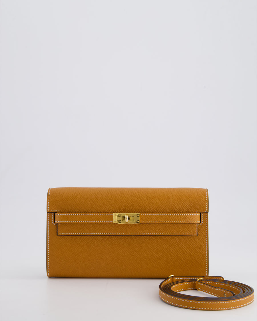 *RARE* Hermès Kelly To Go Bag in Toffee Epsom Leather with Gold Hardware