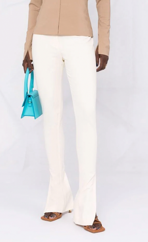 Jacquemus Optique White Obiou Trousers Size FR 36 (UK 8)