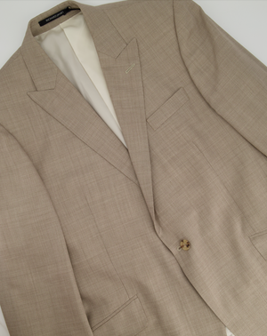 Richard James Light Beige Jacket and Trouser Suit Size 44R 
38R