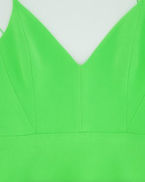 Alex Perry Neon Green Dress with Panel Detailing FR 38 (UK 10)