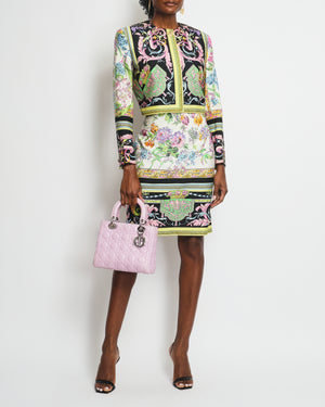 Istante by Versace Printed Two Piece Jacket and Skirt Set IT 44 (UK 12)