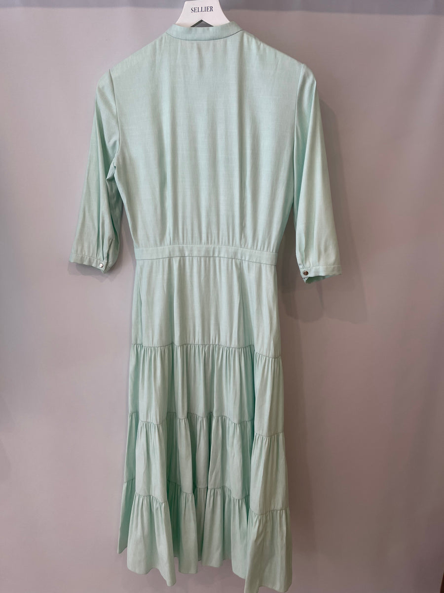 Like Yana Mint Green Short-Sleeves Maxi Dress Size S (UK 8)