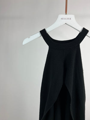 Dion Lee Black Cold Shoulder Knitted Top IT 38 (UK 6)