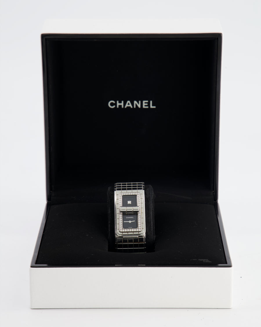 Chanel Code Coco Steel and Diamond Watch RRP £8,400