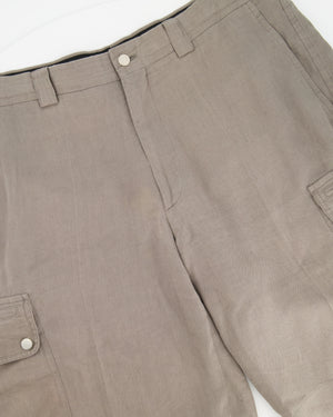 Hermès Dark Grey Cargo Shorts Size IT 46 (UK 36)