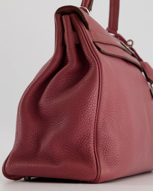 Hermès Kelly Bag 35cm in Bois De Rose Togo Leather With Palladium Hardware