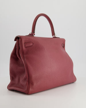 Hermès Kelly Bag 35cm in Bois De Rose Togo Leather With Palladium Hardware