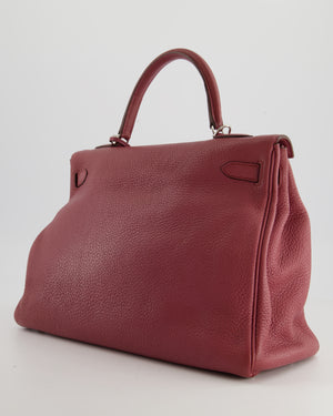 Hermès Kelly Bag 35cm in Bois De Rose Togo Leather With Palladium Hardware