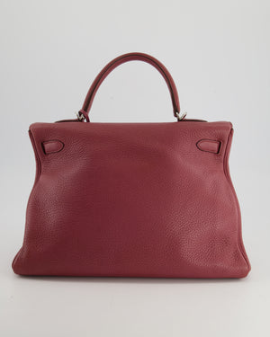 Hermès Kelly Bag 35cm in Bois De Rose Togo Leather With Palladium Hardware