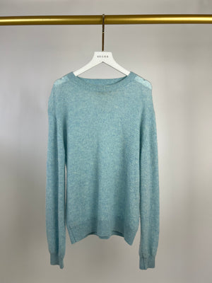 Khaite Baby Blue Cashmere Jumper Small (UK 10)