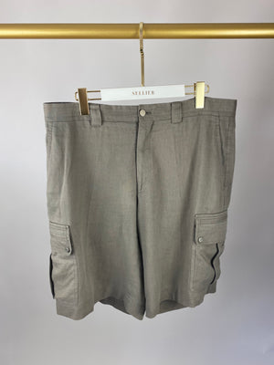 Hermès Dark Grey Cargo Shorts Size IT 46 (UK 36)