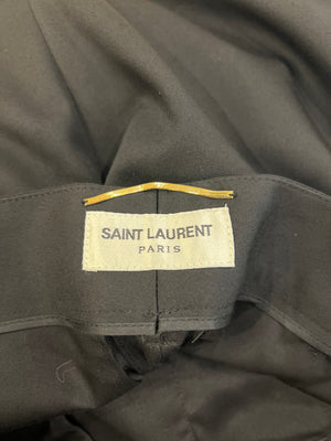 Saint Laurent Black Wool Pants Size FR 40 (UK 12) (Tall)