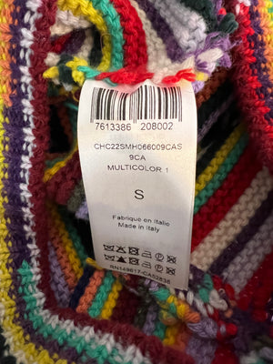 Chloé Multicolour Knotted Yarn Sleeveless Vest Size S ( UK 8) RRP £1,160