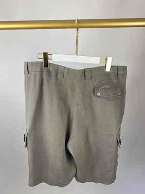 Hermès Dark Grey Cargo Shorts Size IT 46 (UK 36)