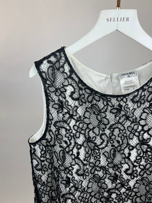 Chanel Vest with Black Lace Overlay FR 42 (UK 14)