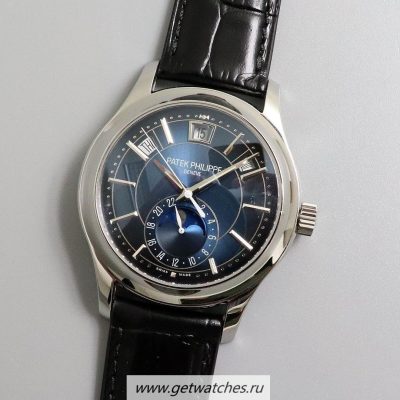 Fake Patek Philippe Annual Calendar 5205 GRF V2 SS Blue Dial 324