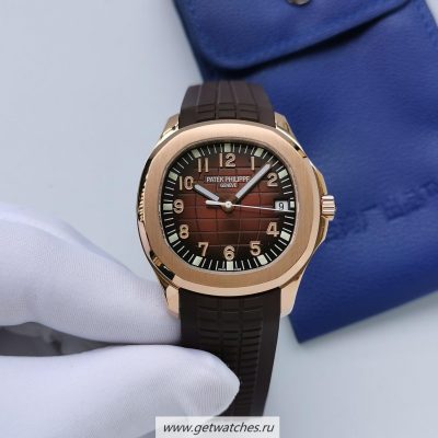 Replica Patek Philippe Aquanaut 5167 3KF Rose Gold Brown Dial 324SC