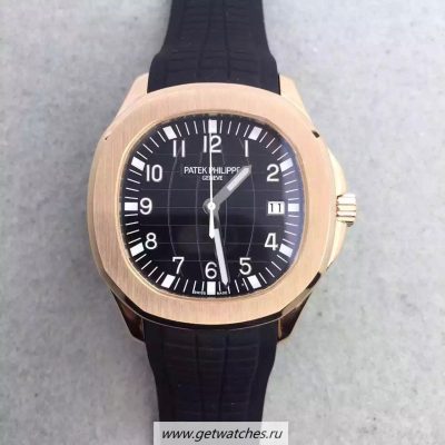 Shop Patek Philippe Aquanaut Jumbo 5167R-001 MKF Rose Gold Black Dial 324SC