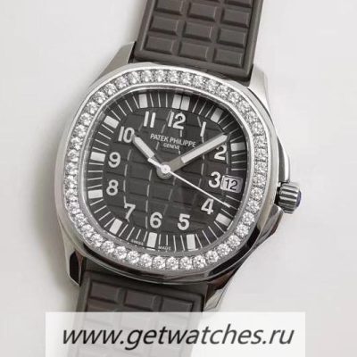 Best Price Patek Philippe Aquanaut Luce Ladies 5068 JJF SS & Diamonds Grey Dial 324SC