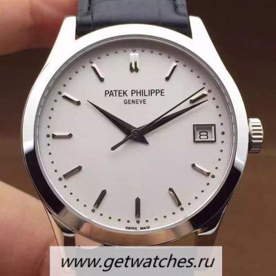 NEW Replica Patek Philippe Calatrava 5296 SS White Dial 324SC