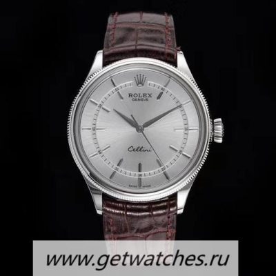 Perfect Replica Rolex Cellini Date 50509 GMF SS Silver Dial 3165