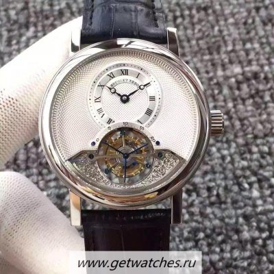 Fake Breguet Classique Complication 3357BR/12/986 Noob Factory SS Silver Dial Tourbillon