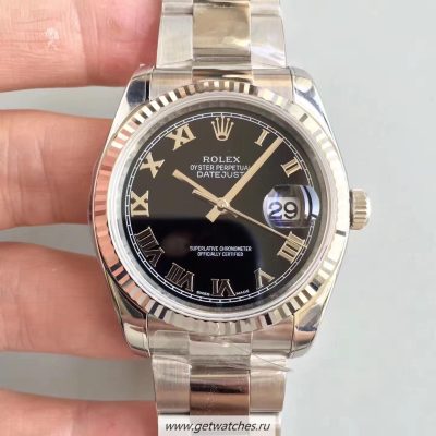 Best Price Rolex Datejust 36mm 116234 ARF SS 904L Black Dial 3135