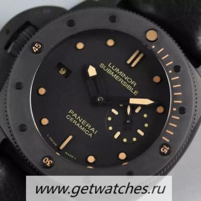 Shop Panerai Luminor Submersible 1950 Bronzo PAM382 VSF V2 Bronze Green Dial P9000