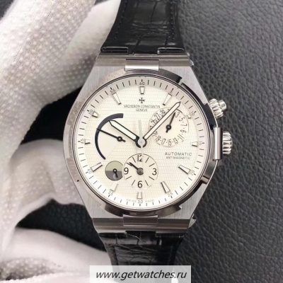Wholesale Luxury Vacheron Constantin Overseas Dual Time 47450 TWAF SS White Dial 1222 SC