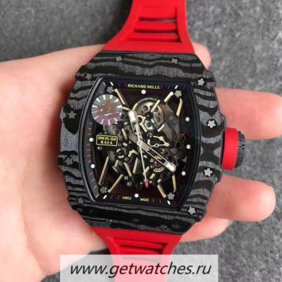 NEW Replica Richard Mille RM35-02 Rafa ZF V2 Forged Carbon Black Dial NH05A