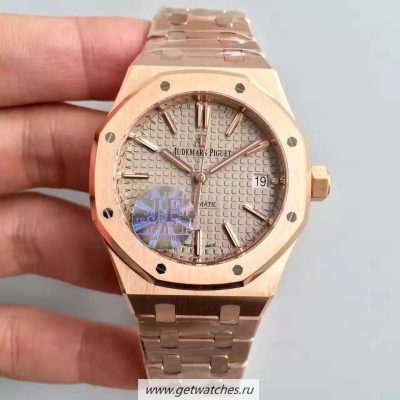 NEW Wholesale Luxury Audemars Piguet Royal Oak 15450 JF Rose Gold Grey Dial 3120