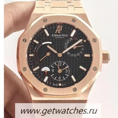 Wholesale Luxury Audemars Piguet Royal Oak GMT 41mm 26120 TWAF Rose Gold Black Dial 2329