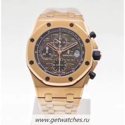 Replica Audemars Piguet Royal Oak Offshore Don Ramon De La Cruz 26192OR.D0801CR.01 JF V2 Rose Gold Grey Dial 7750