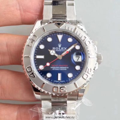 Copy Rolex Yacht-Master 37 268622 ARF SS 904L Blue Dial 2824