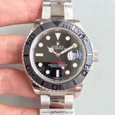 Replica Rolex Yacht-Master 40 116622 EWF SS Black Dial 3135