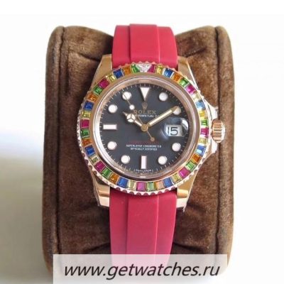 Perfect Wholesale Luxury Rolex Yacht-Master 40 116695 SATS Noob Factory SS 904L With 18K Rose Gold Wrapped  Diamond Black Dial 2836